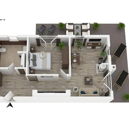 Großer Strandkorb - Stilvolles Ferienapartment In Der Alten Seefahrtsschule * Wustrow (Fischland)